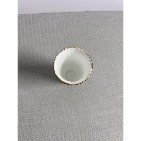 Flambro  Bone China Mini Vase Sweet Lavender ‎ Augustus Rache 1988 Signed.5" T - Picture 5 of 9